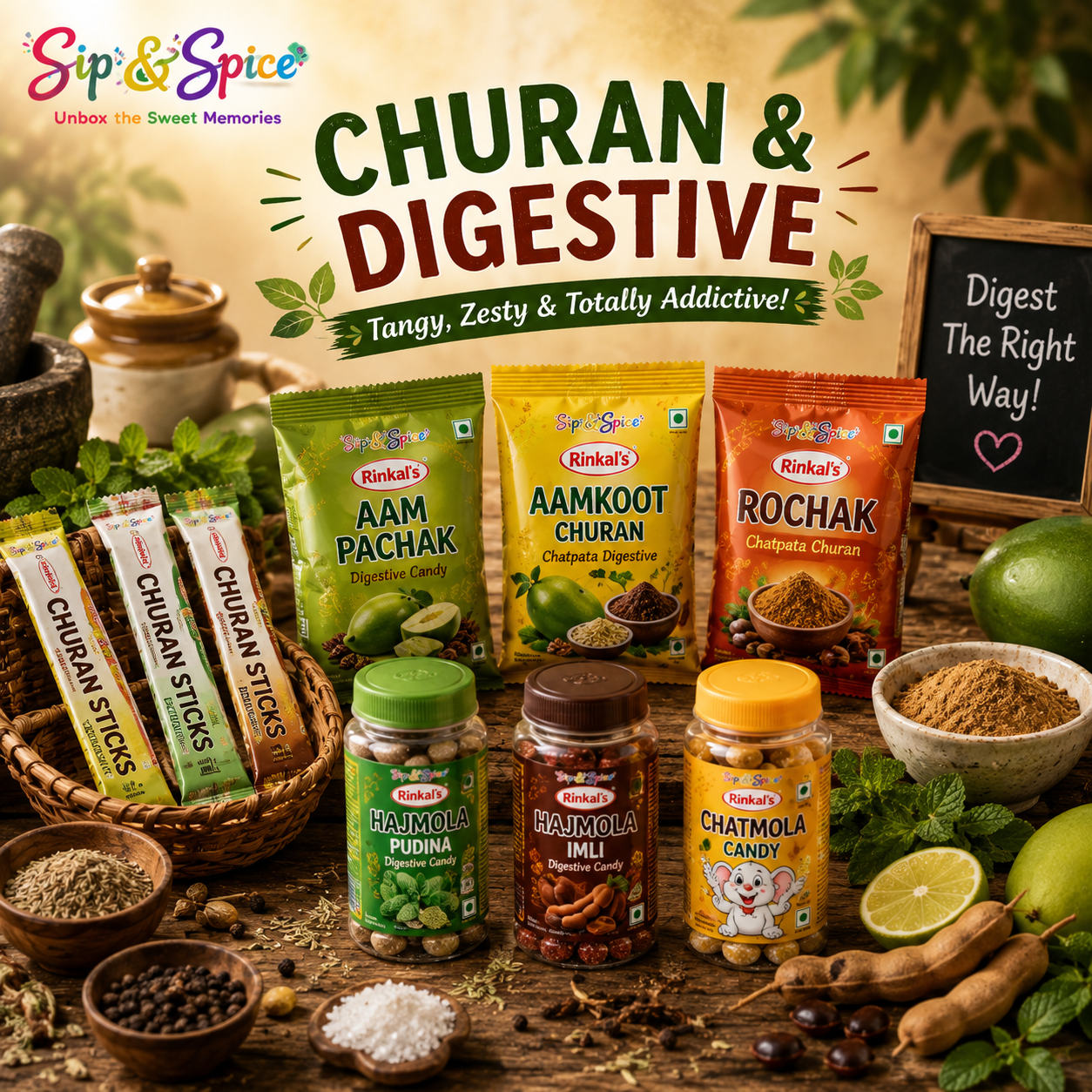 Churan & Digestive - Sip&Spice