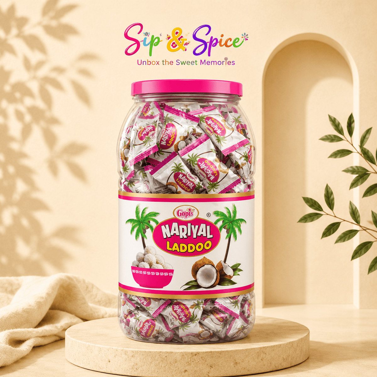 Nariyal Laddoo [25 Pieces] - Sip&Spice