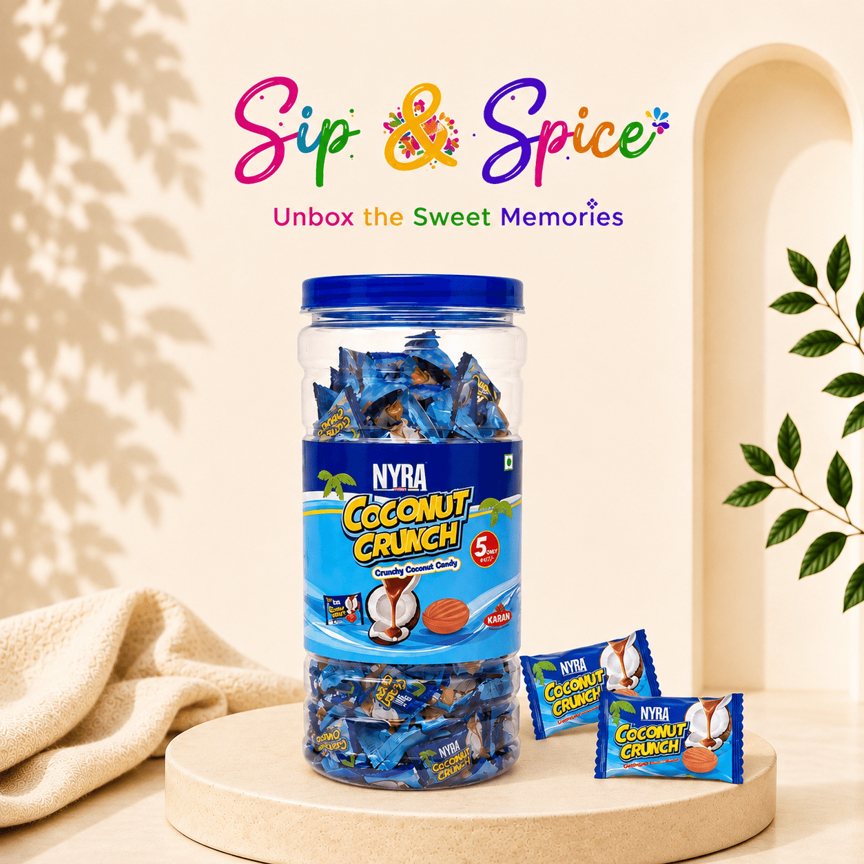 Coconut Crunch [20 Pieces] - Sip&Spice